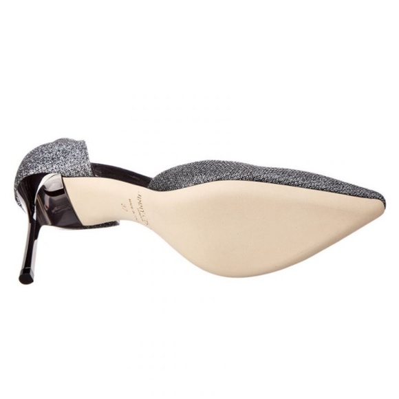 Jimmy Choo Esther 85 Lame Glitter Pump - Picture 7 of 7